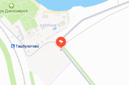 РФ, РБ, Абзелиловский район, СП Краснобашкирский сельсовет, а/д Станция Ташбулатово - Баимово - Озерный - а/д Белорецк - Учалы - Миасс на 1 км +330 м по направлению в сторону с. Баимово