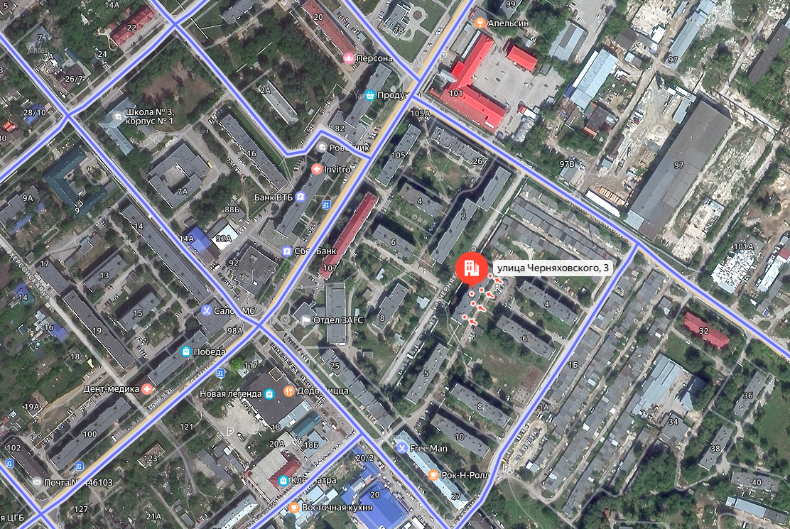 Квартира (жилое помещение), площадь 47,4 кв.м., этаж № 1, кадастровый № 63:10:0203020:2474, адрес: Самарская обл., г. Чапаевск, ул. Черняховского, д. 3, кв. 32