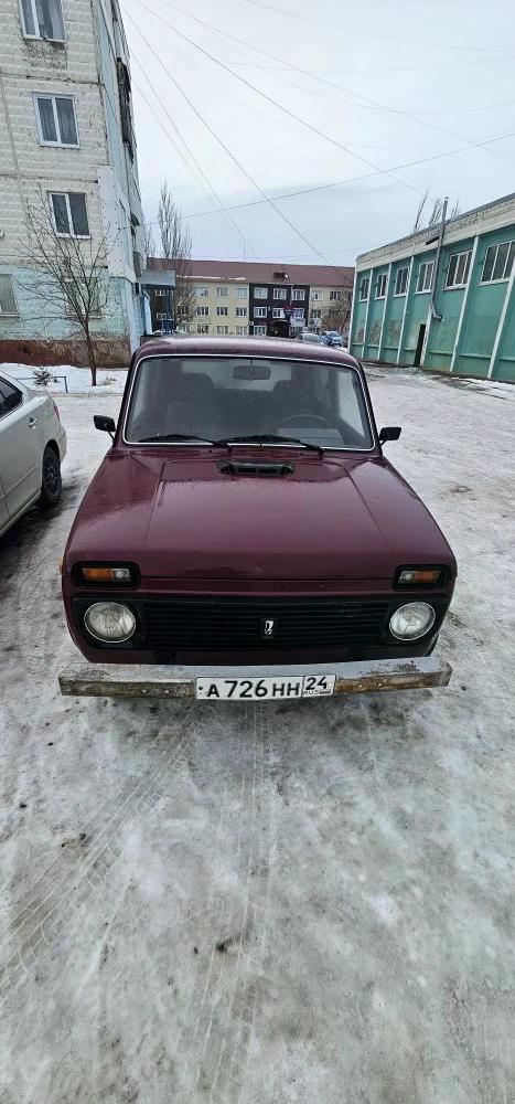 Автомобиль Лада 21213 Нива, г/н А726НН24, 2001 г.в., VIN XTA21213021621955, двигатель № 21231 6719311, цвет темно-бордовый, комплектность и состояние  не проверялась данное  имущество обращено в доход государства. Находится в Шарыповском районе