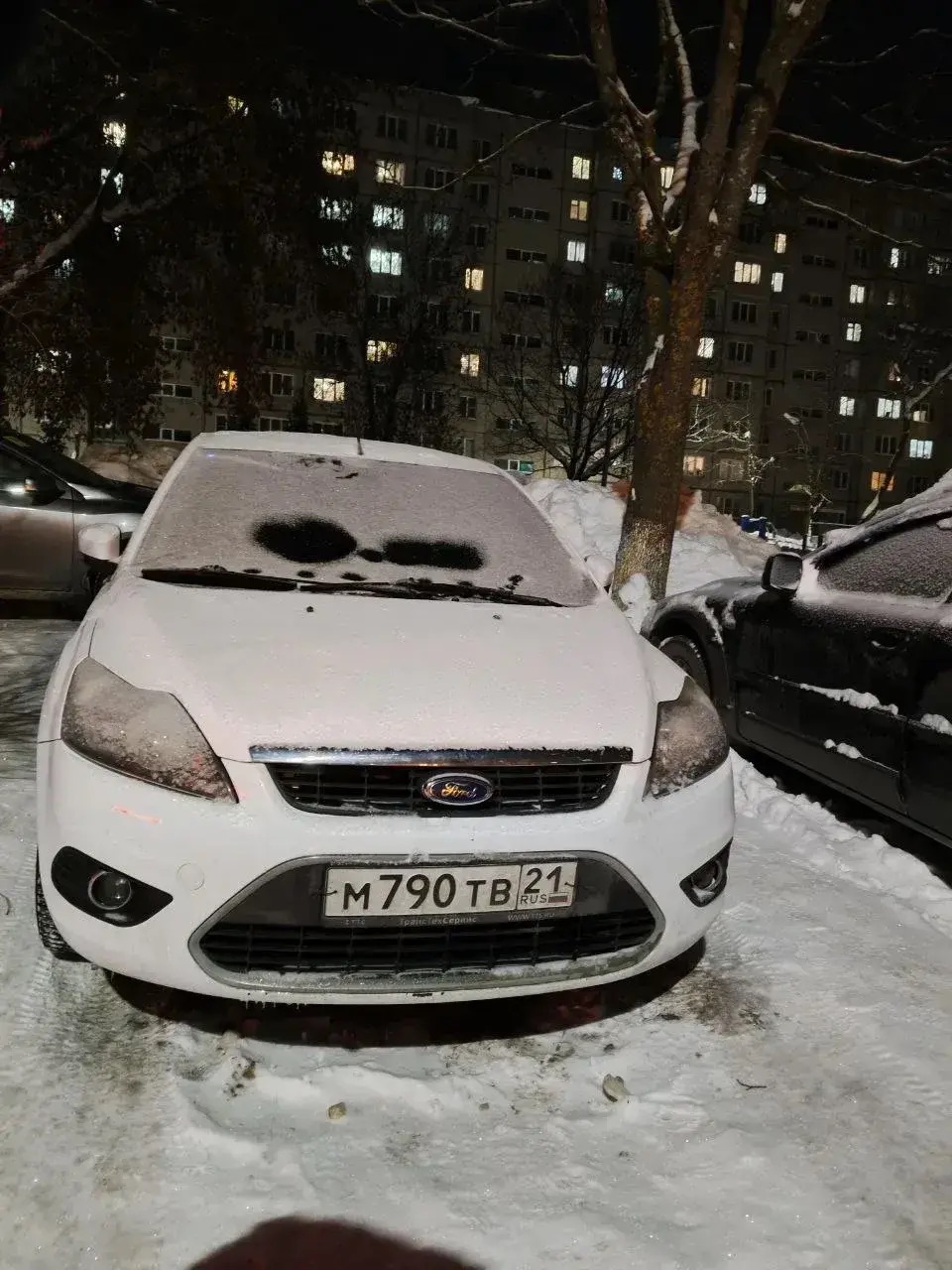 АМТС Ford Focus, 2010 г.в., г/н М790ТВ21, VIN X9FPXXEEDPAY62438, цвет белый
