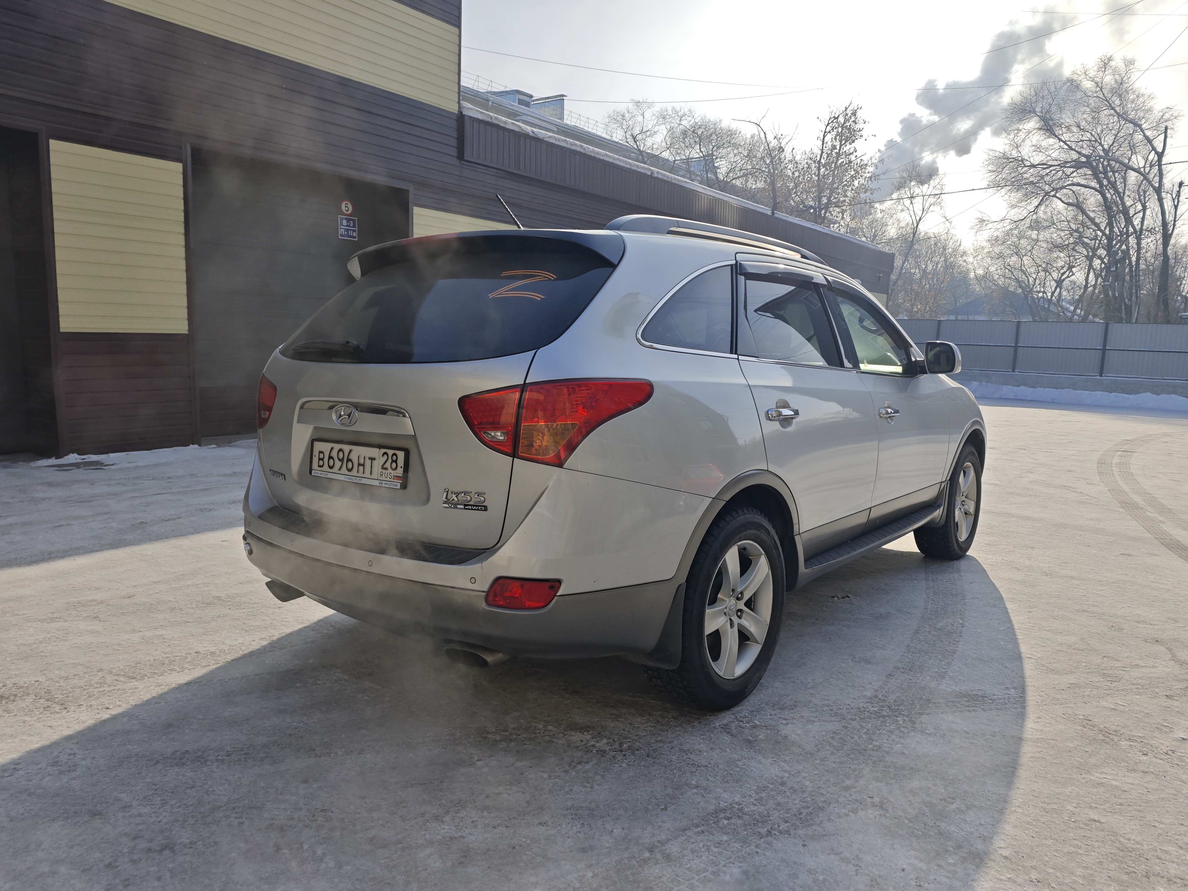Автомобиль HYUNDAI IX55 3.8 АТ, идентификационный номер (VIN) KMHNU81CP9U104808, государственный регистрационный знак B696HT28, год изготовления 2009, модель, номер двигателя: G6DA9A371146, номер кузова (кабины, прицепа): KMHNU81CP9U104808, шасси (рама) № отсутствует; цвет кузова: серебристый. Адрес (местоположение) – Амурская область, город Белогорск.