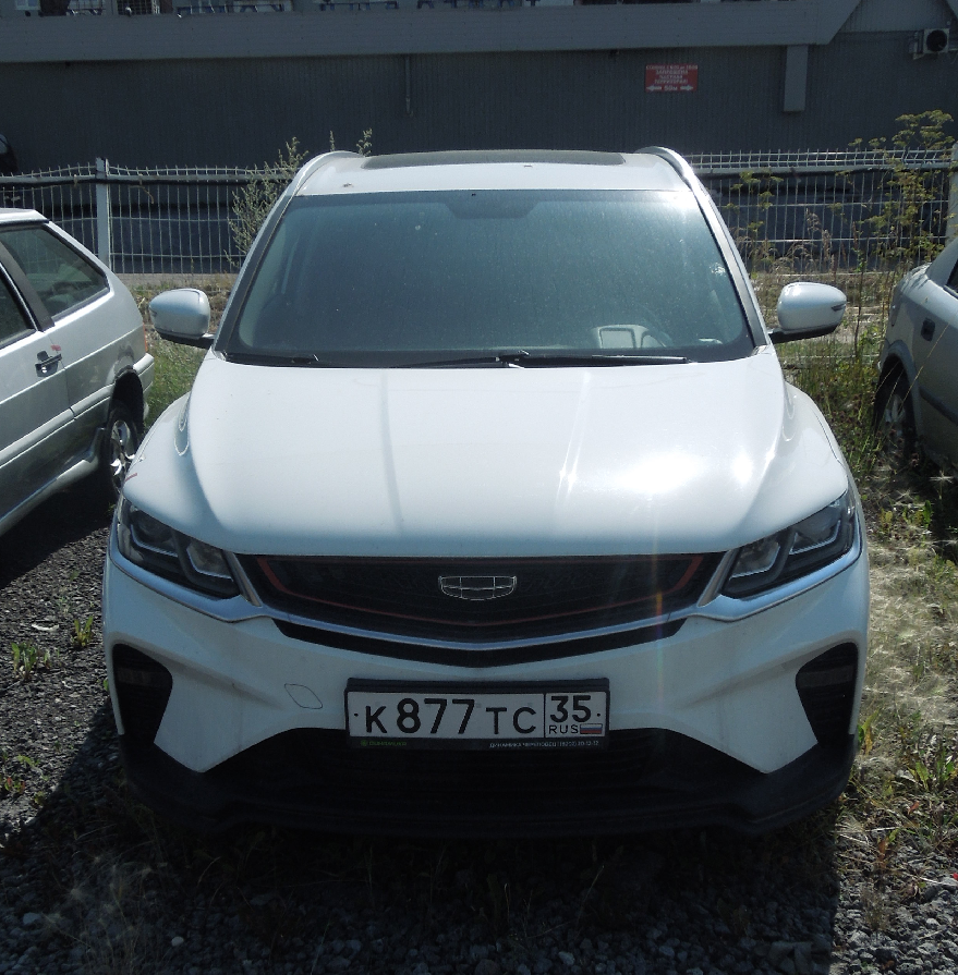 автомобиль "Gelly coolray DA41KES" грз: К877ТС/35 (ключи и документы отсутствуют)