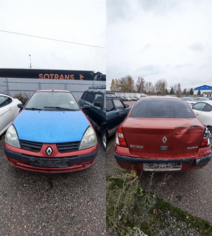 Автомобиль Рено Симбол, 2004 года выпуска, VIN: VF1LB03C532491669, КПП – механическая.
