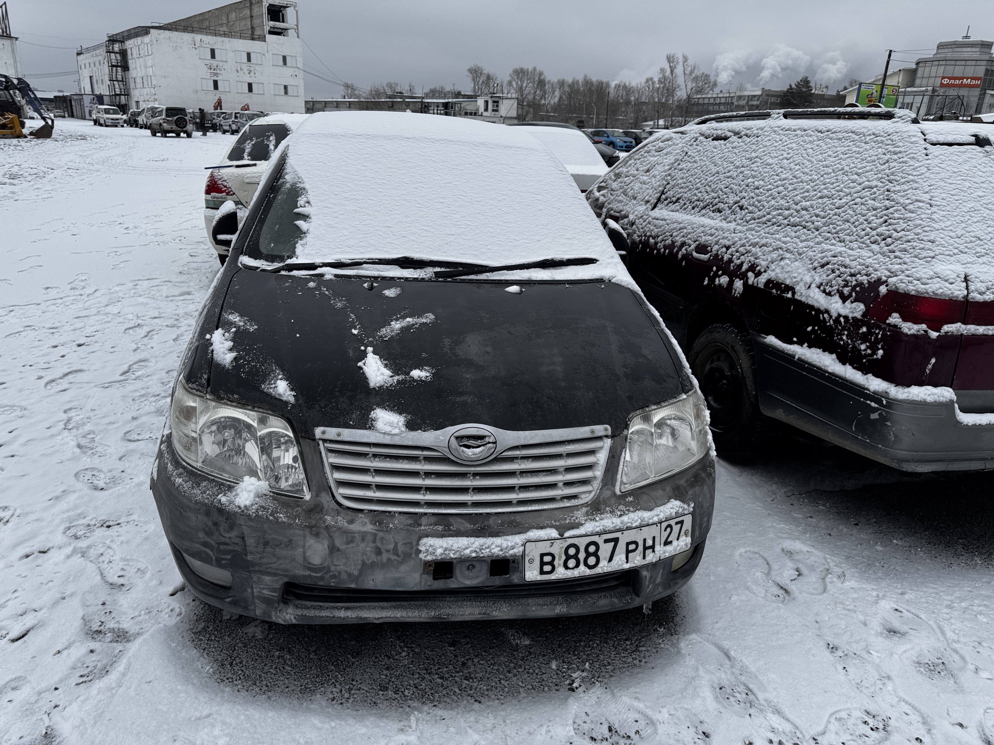 Автомобиль марки Toyota Corolla Filder, г/н B887PН27 , № кузова NZE 1240047182