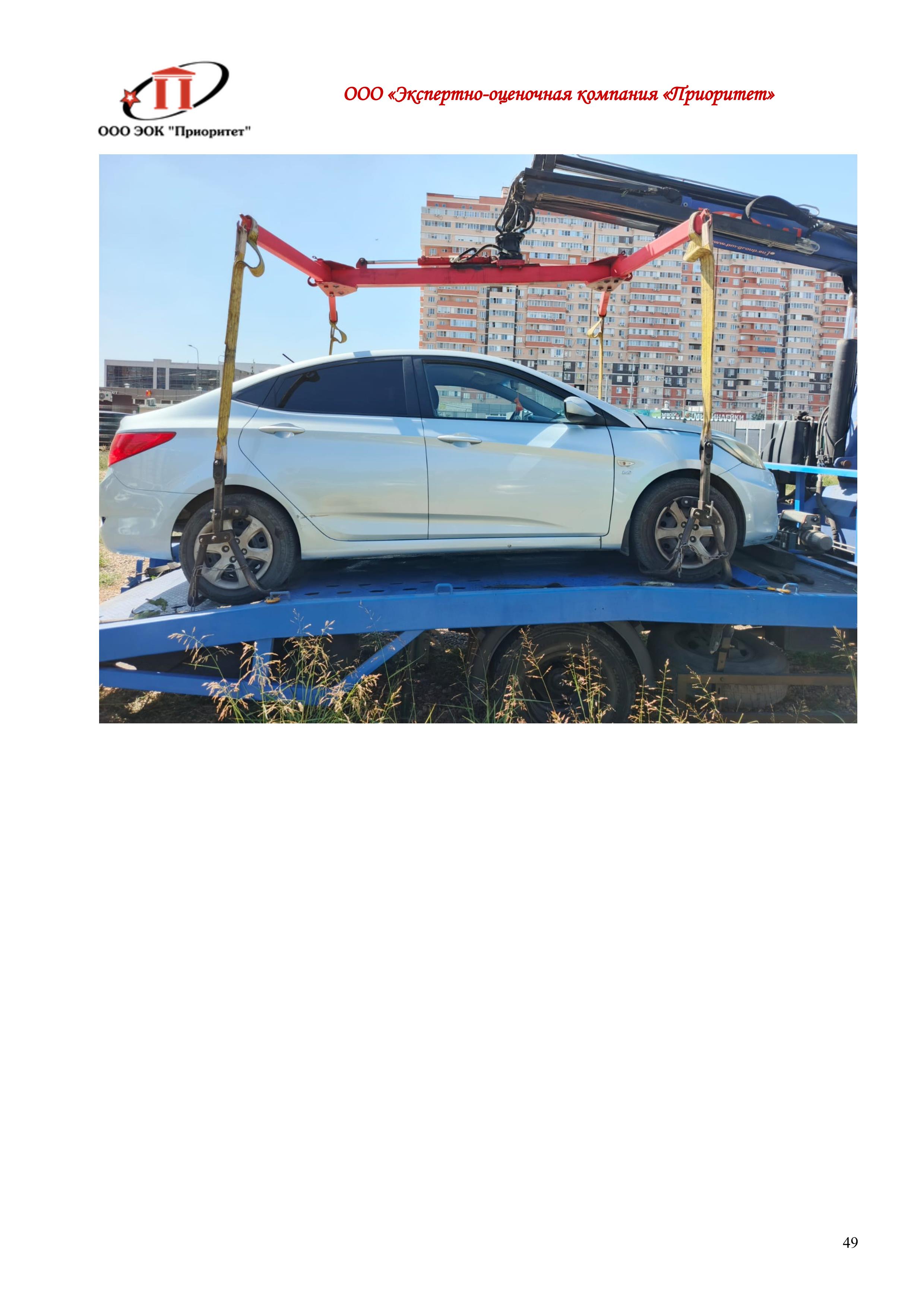 Д-к: Харченко А.Н. Транспортное средство HYUNDAI SOLARIS 1,6 GI AT, г/в 2011, г/н Р770СТ123, VIN Z94CT41DBBR007313