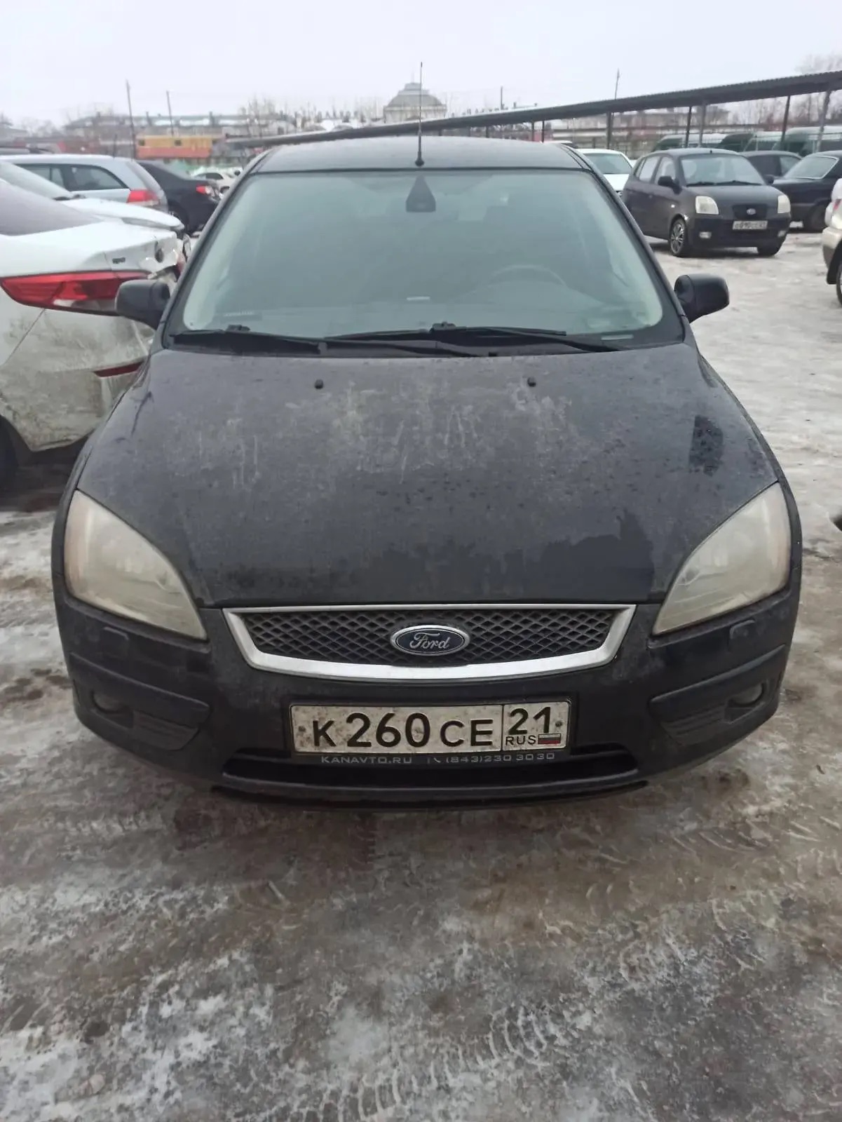 АМТС Форд Фокус, 2007 г.в., г/н К260СЕ21, VIN WF05XXWPD57T65315, цвет черный