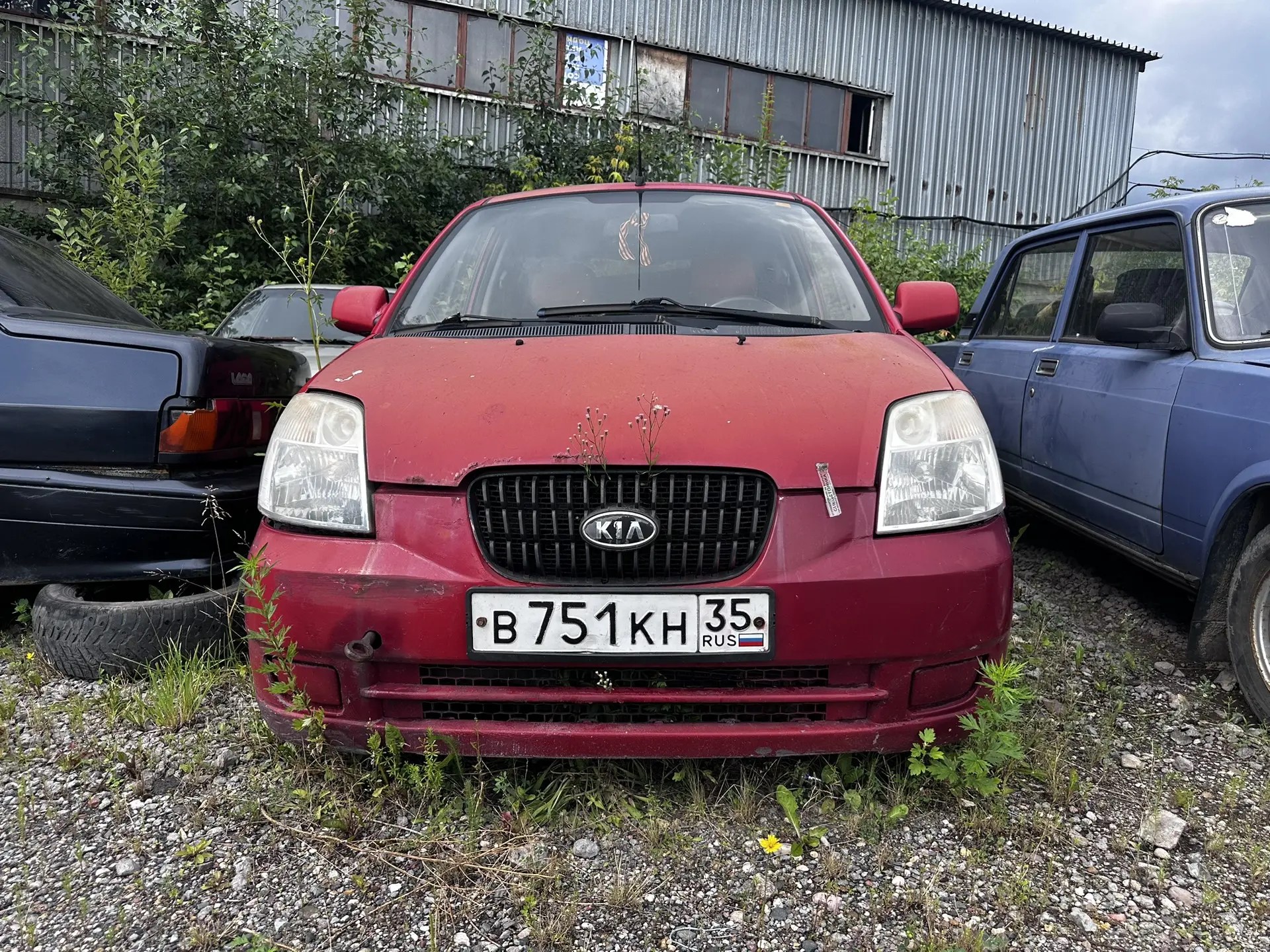 Автомобиль марки "KIA PICANTO", ГРЗ В751КН35, VIN KNEBA24426T226806 (ключи и документы отсутствуют)