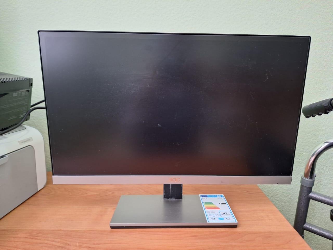 Монитор TFT AOC 21.5" 1920*1080 Black/Silver/0031-8320