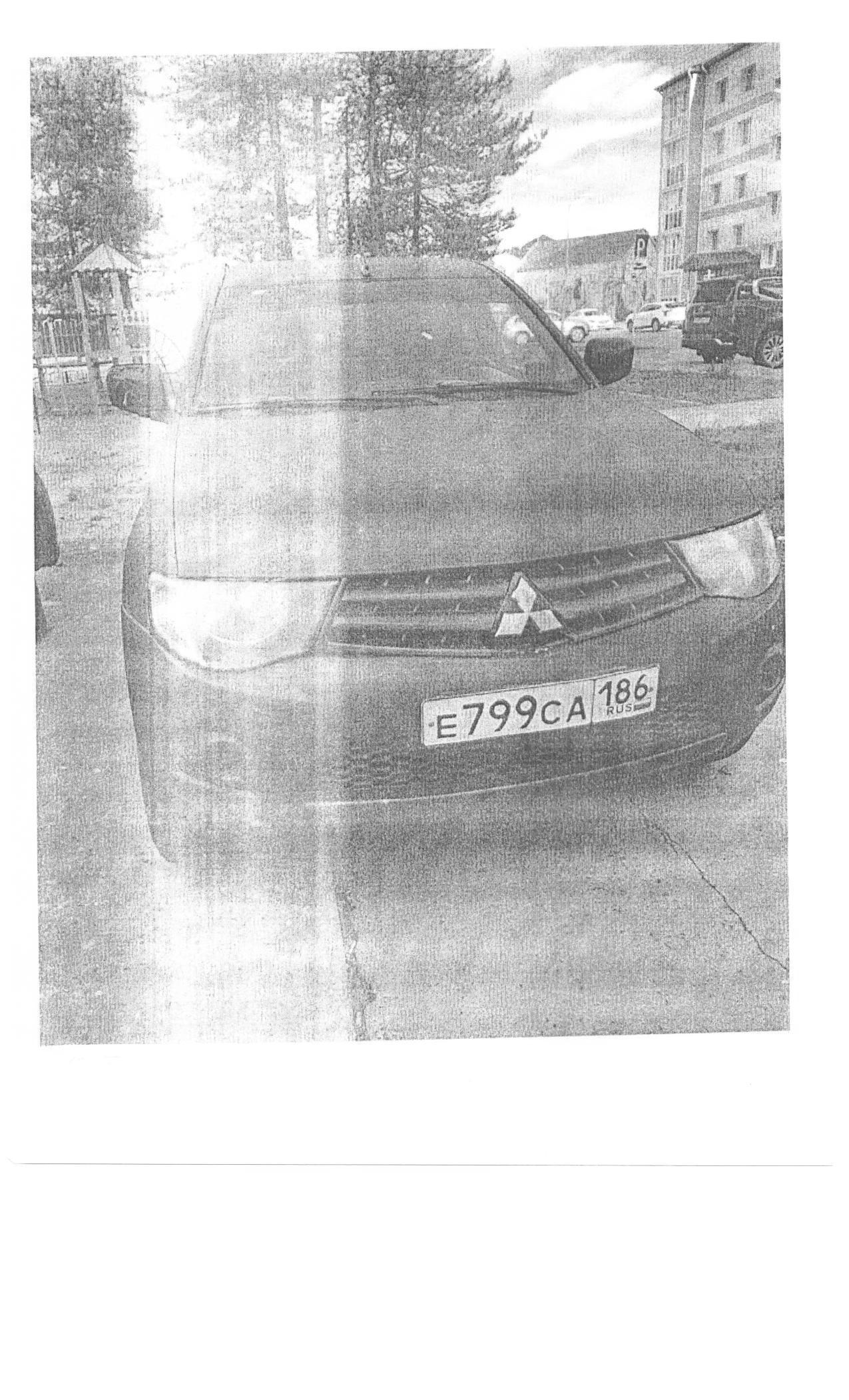 Транспортное средство, грузовой бортовой MITSUBISHI L200 2.5, 2013 г.в., г/н Е799СА186, VIN MMCJNKB40FDZ02868, рег. № 26-348