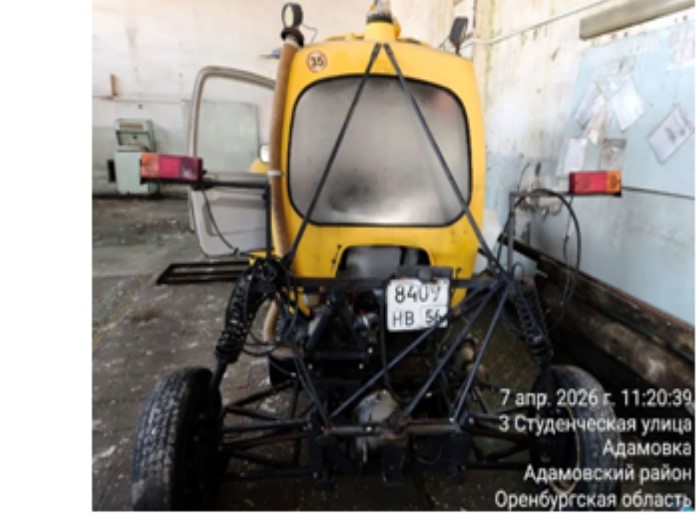 Опрыскиватель полевой самоходный ОП-2000 «Роса-05», государственный регистрационный знак 56 НВ 8409, 2012 г.в.