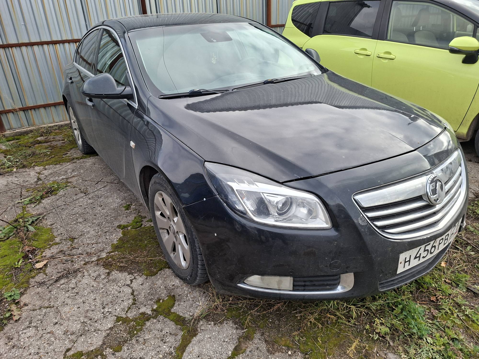 АМТС Опель Инсигния, 2010 г.в., г/н Н456РВ21, VIN W0LGT5EE0A1112394, черного цвета