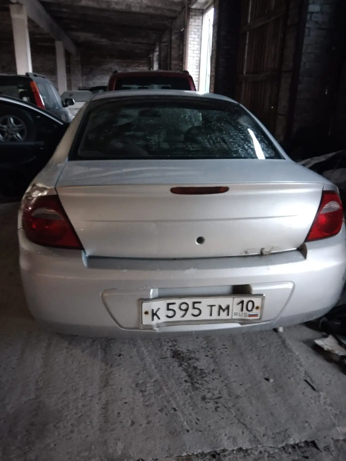Додж неон, г.н. К595ТМ10, 2004 г.в VIN 1B3ES26C54D610201