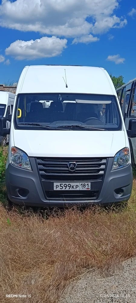 Транспортное средство GAZELLE NEXT, идентификационный номер (VIN)Х96А65R52T1035591, регистрационный номер Р599КР181, год выпуска 2025