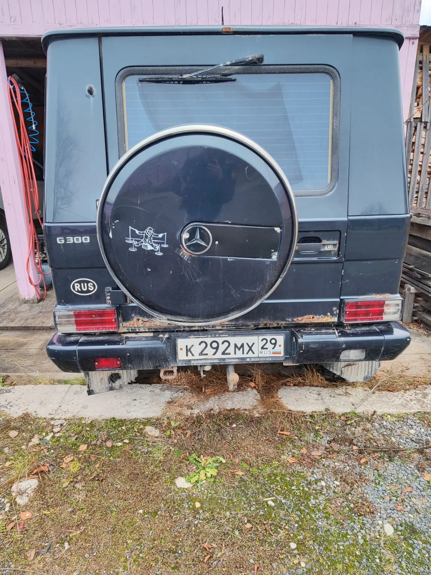 Транспортное средство Mersedes Bents G300TD, 1997 года выпуска, цвет – синий, VIN WDB46333117109103, государственный номер К292МХ29. Состояние ТС: двигатель в неисправном состоянии