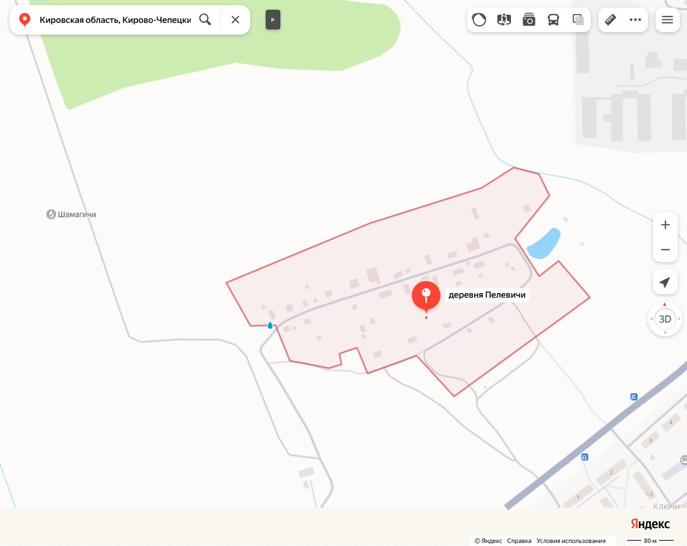 Жилое здание «жилой дом» площадью 23,6 кв.м., кадастровый номер 43:12:140801:311, количество этажей – 1, в том числе подземных – 0; земельный участок, кадастровый номер 43:12:140801:177, площадью 3019 кв.м., категория земель: земли населенных пунктов, вид разрешенного использования: для ведения личного подсобного хозяйства. Местонахождение: Кировская область, Кирово-Чепецкий район, с.п. Чепецкое, д. Пелевичи, д. 1а