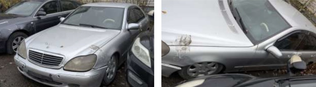 Автомобиль MERCEDES-BENZ S 320 CDI, год выпуска не установлен.