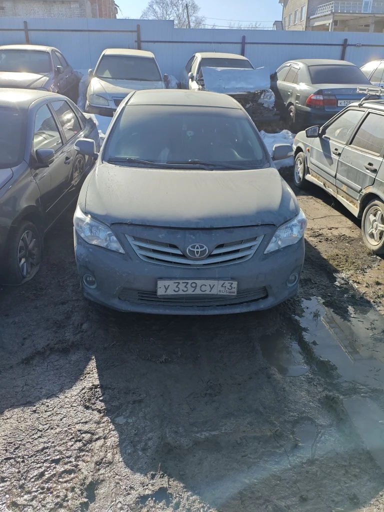 Легковой автомобиль TOYOTA COROLLA, 2011 г.в., г/н У339СУ43, цвет серый, VIN: JTNBV58E80J152010.