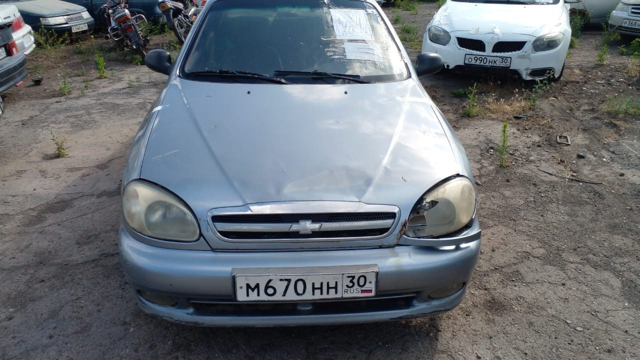 А/м Шевроле Ланос (CHEVROLET LANOS) VIN Y6DTF69Y070107877, 2007 г/в, г/н М670НН30. 1 шт.