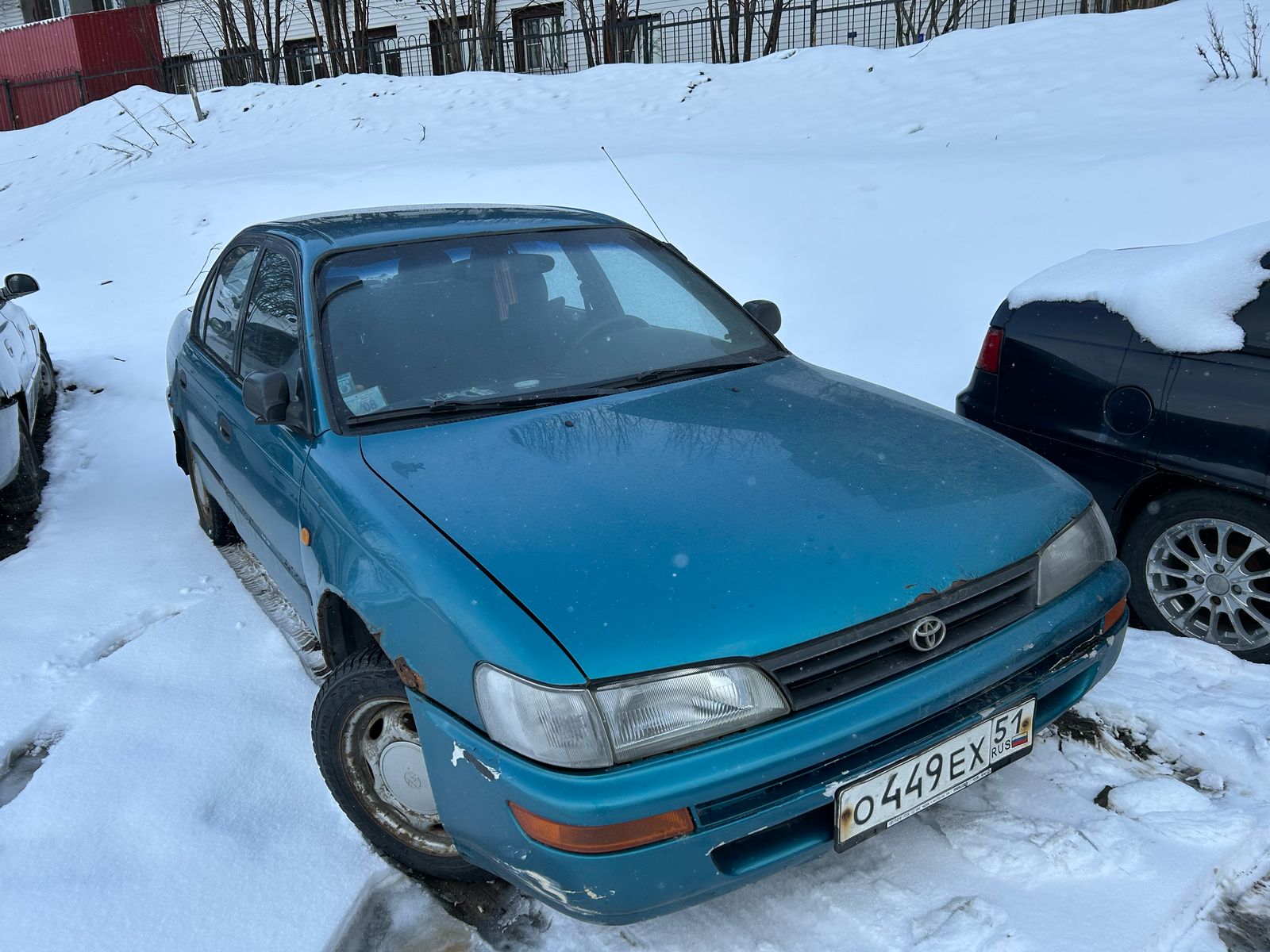 ГОДНЫЕ ОСТАТКИ  автомобиля марки «Тойота Королла» (Toyota Corolla), государственный регистрационный знак O449ЕХ51, 1996 года выпуска. VIN: JT153EEA100243986.