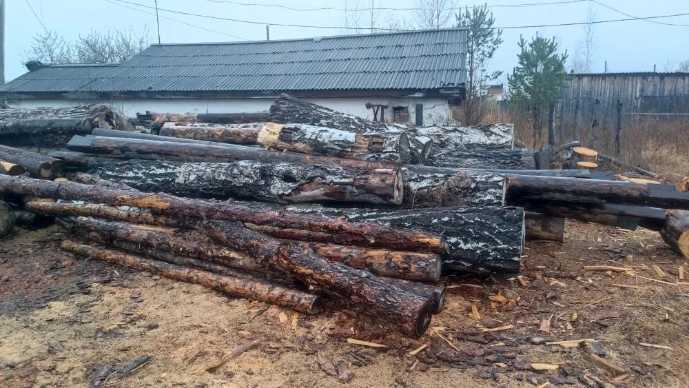 Сортименты древесины породы сосна по 3 м в количестве 26 штук-20,92м3. Хранился на открытой площадке. Срублен в конце 2022года. Находится в Дзержинском районе, На данный момент состояние ухудшилось