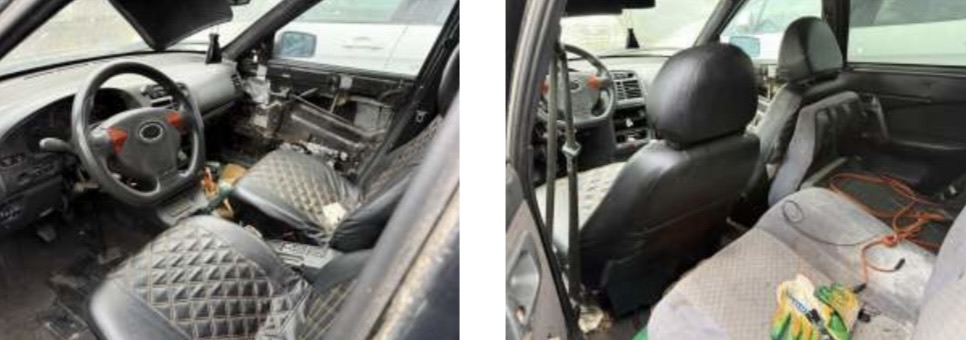 Автомобиль ВАЗ 211240 "LADA 211240 LADA 112", 2008 года выпуска, г/н А174ТС790, документы отсутствуют, ключ зажигания сломан в замке, автомобиль закрыт не заводится, имеет множество повреждений.