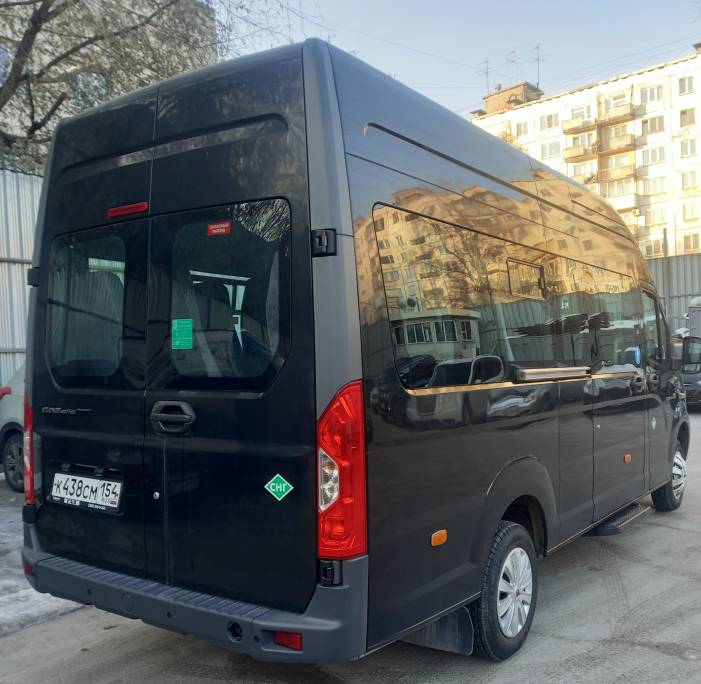Автомобиль ГАЗ A65R35, 2020 года выпуска, цвет – черный, идентификационный номер (VIN) X96A65R35L0900347, номер кузова A65R33L0040604, государственный номер К438СМ154. (арест).