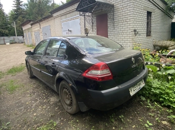 Автомобиль легковой RENAULT MEGANE II P2A16 110 3C, идентификационный номер (VIN): VF1LM0C0H39488714, год изготовления: 2008, цвет кузова: черный