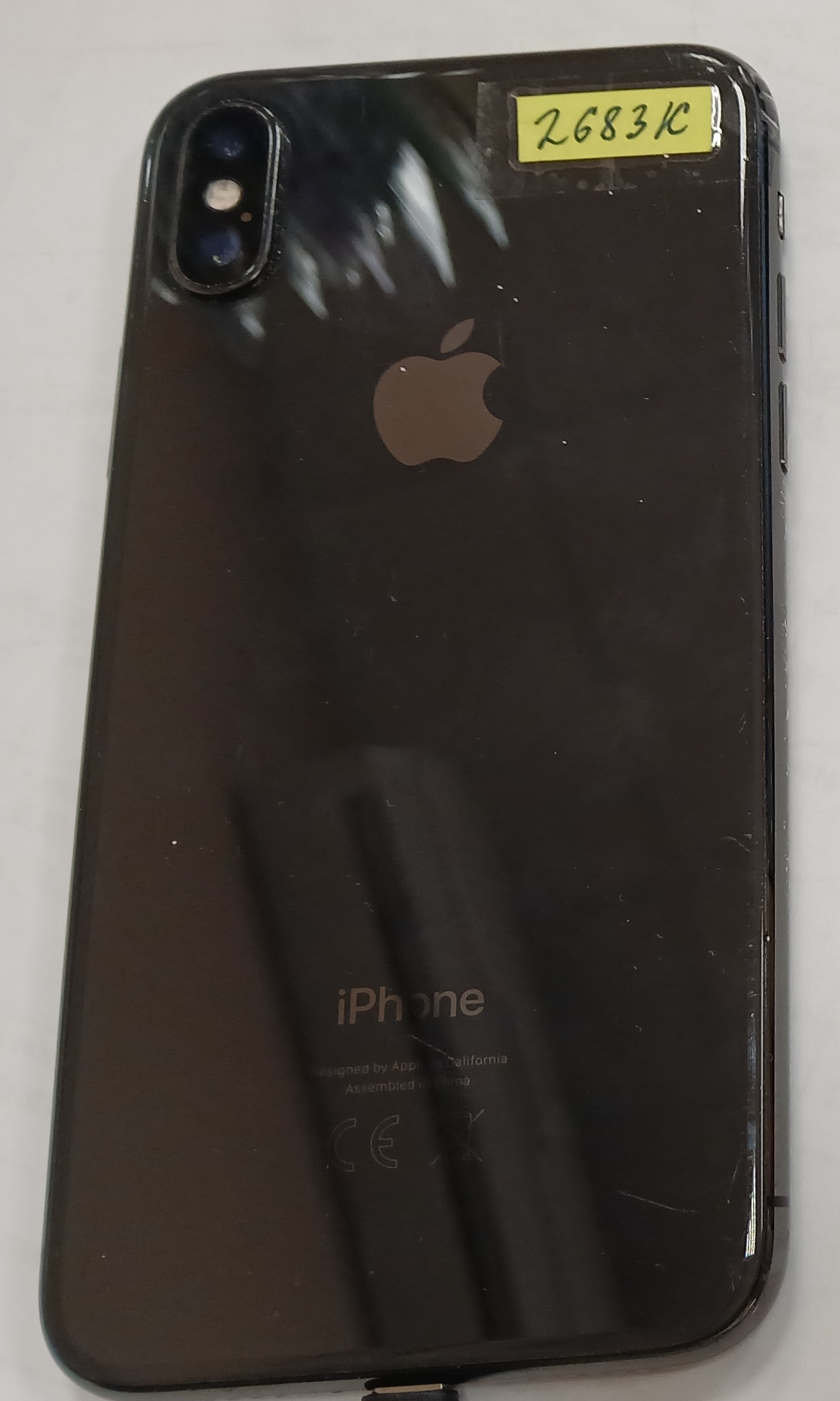 Сотовый телефон марки «iPhone Х» - 1 шт., рабочее состояние не проверялось, реализация в качестве годных остатков (Уведомление №2683 К от 13.10.2025 г.) Имущество продается в том виде, комплектности и состоянии, в каком оно есть у Продавца. За скрытые дефекты имущества Продавец ответственности не несет.