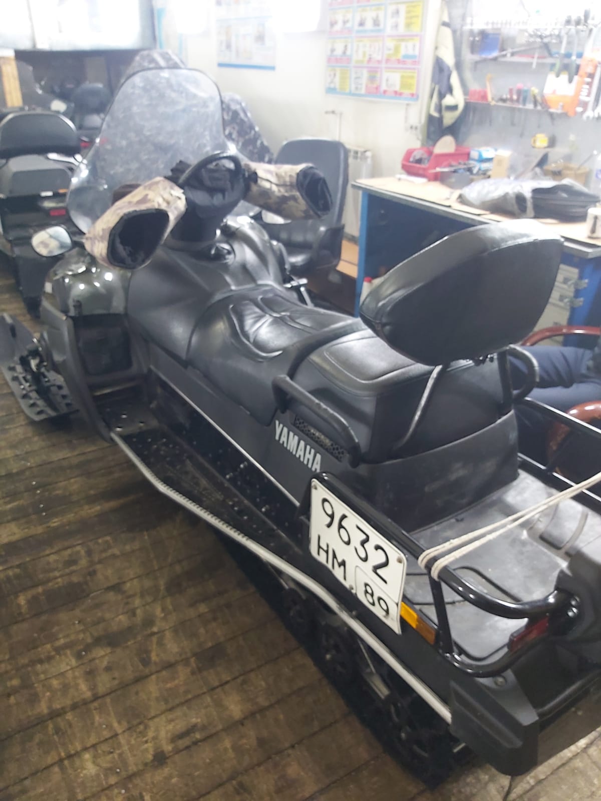 Снегоход Yamaha VK10D, инвентарный номер: 153400385, идентификационный номер (VIN) JYE8JE004DA000946, регистрационный знак: 89НМ9632.