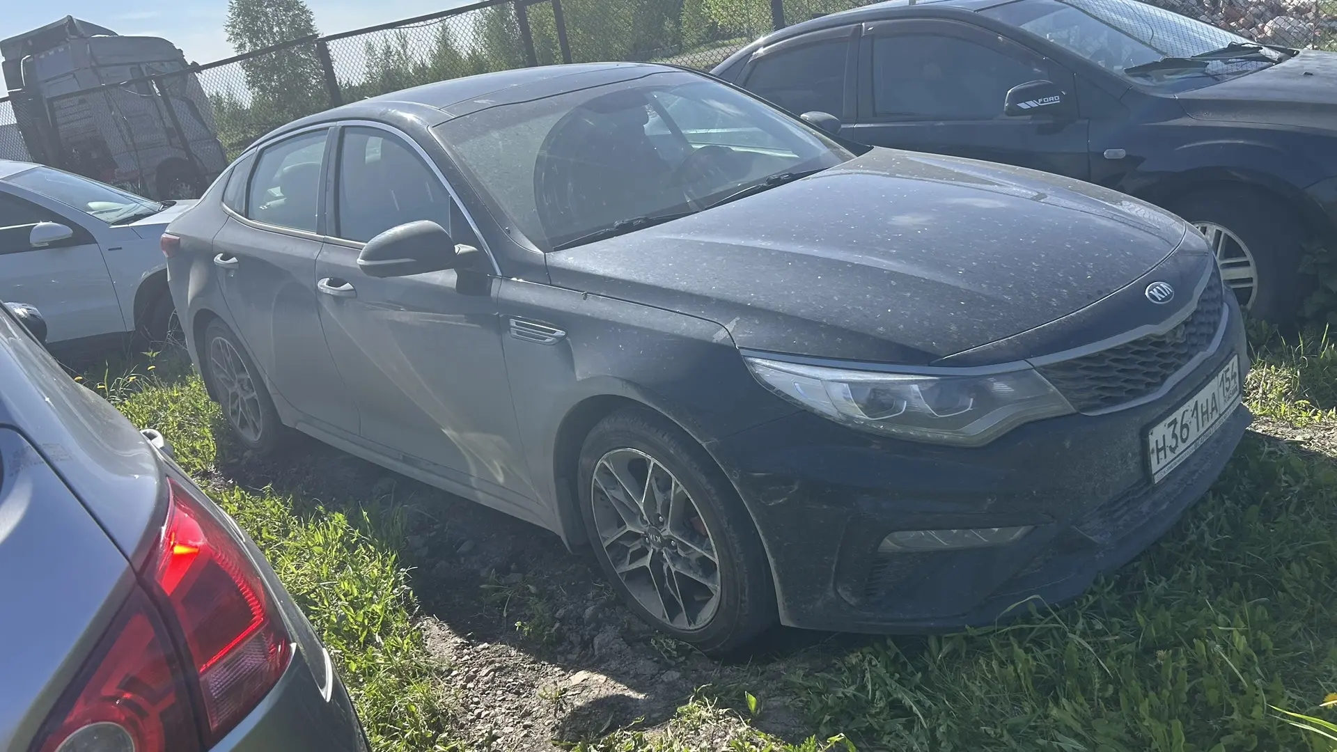 Легковой автомобиль KIA JF OPTIMA, 2018 г.в., г/н Н361НА154, VIN; XWEGW413BK0009515, черного цвета (залог)
