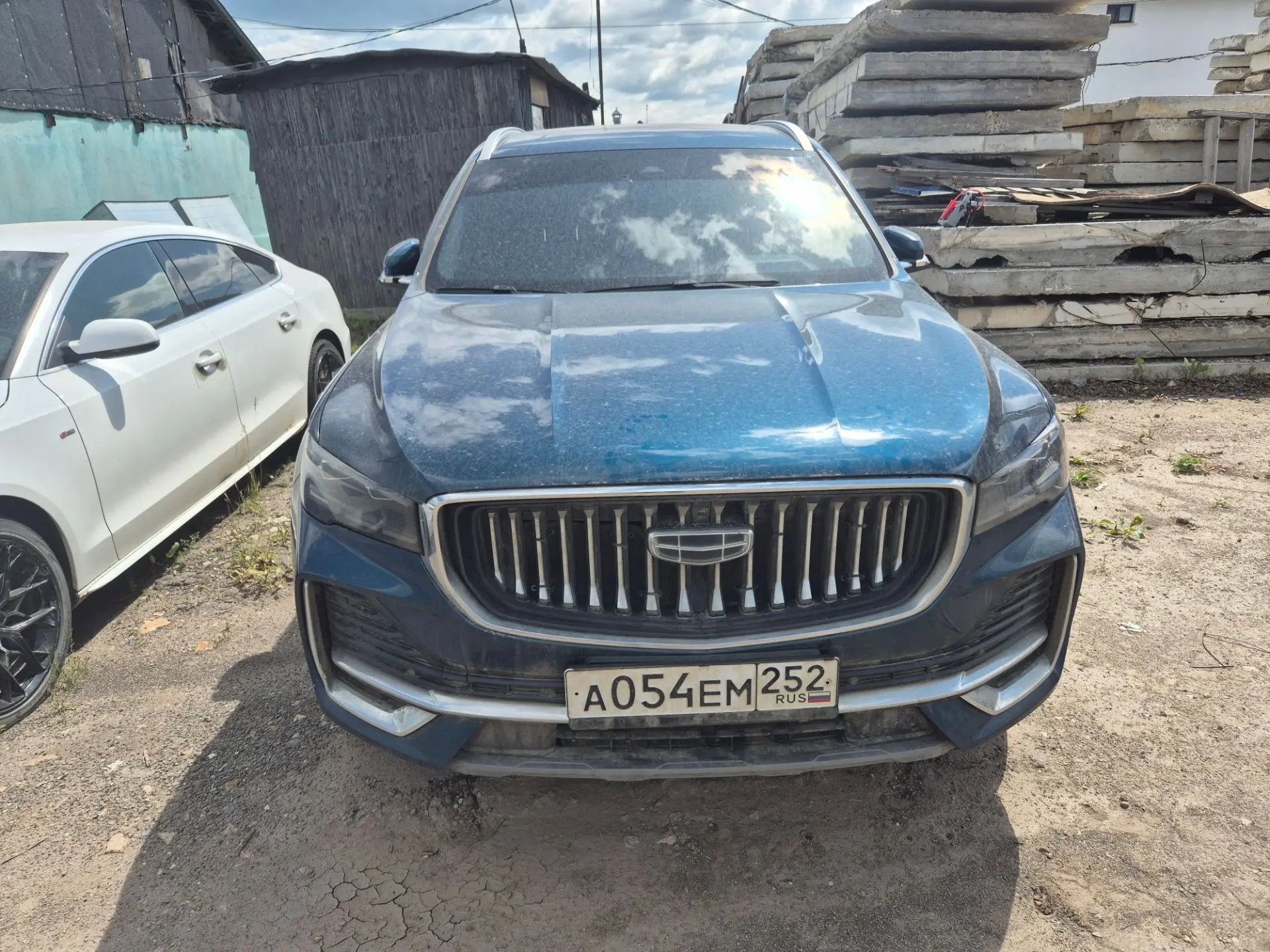 а/м GEELY MONJARO синего цвета, 2023 г.в., гос. №А054ЕМ 252, VIN LB37852D4PS161718, ЭПТС 164302075266296, зарегистрировано ограничение