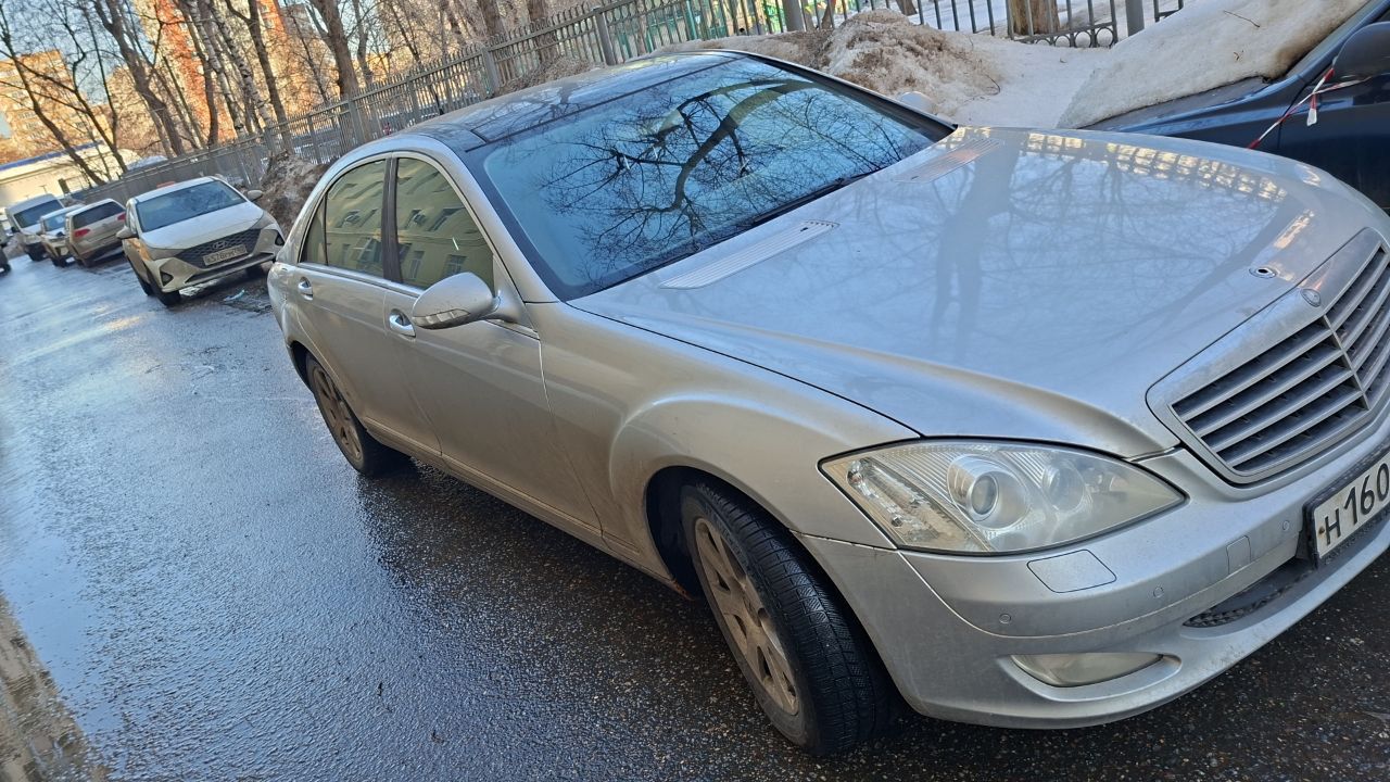АМТС МЕРСЕДЕС-БЕНЦ S 350, 2005гв, г/н Н160ВА177, цвет светло-серый, VIN WDD2211561A006325