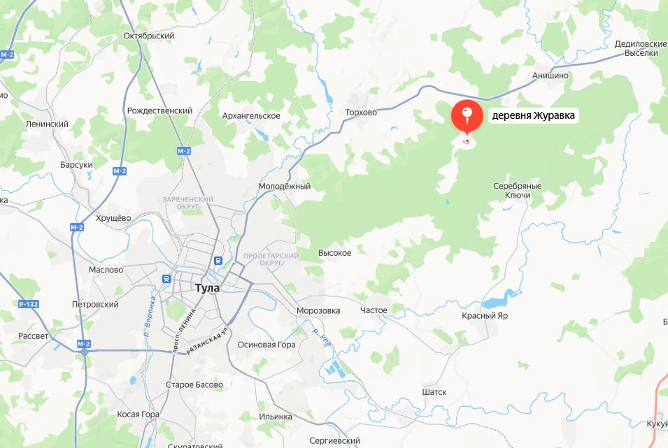 Нежилое здание, кадастровый номер 71:14:020502:46, по адресу: Тульская область, р-н Ленинский, с/о Торховский, д Журавка