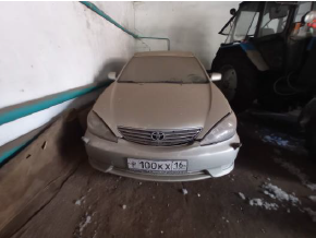 Toyota Camri, государственный номер Р100КХ 16 RUS, год выпуска – 2005, VIN JTDBE38K903042456
