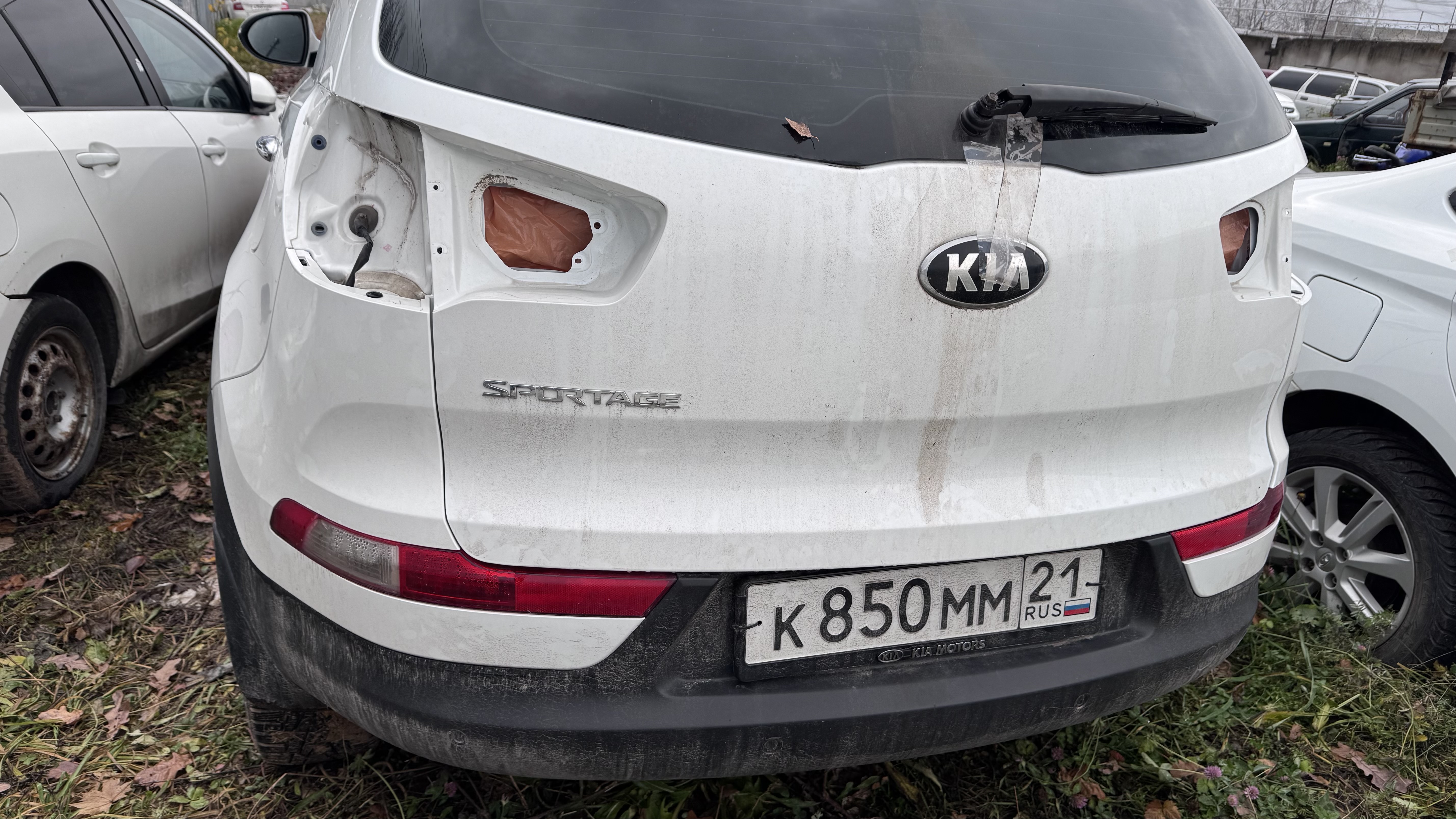 Легковой автомобиль марки КИА SLS (SPORTAGE), 2015 г.в., г/н К850ММ21, VIN XWEPC81ADE0010926, белого цвета, (21-007772)