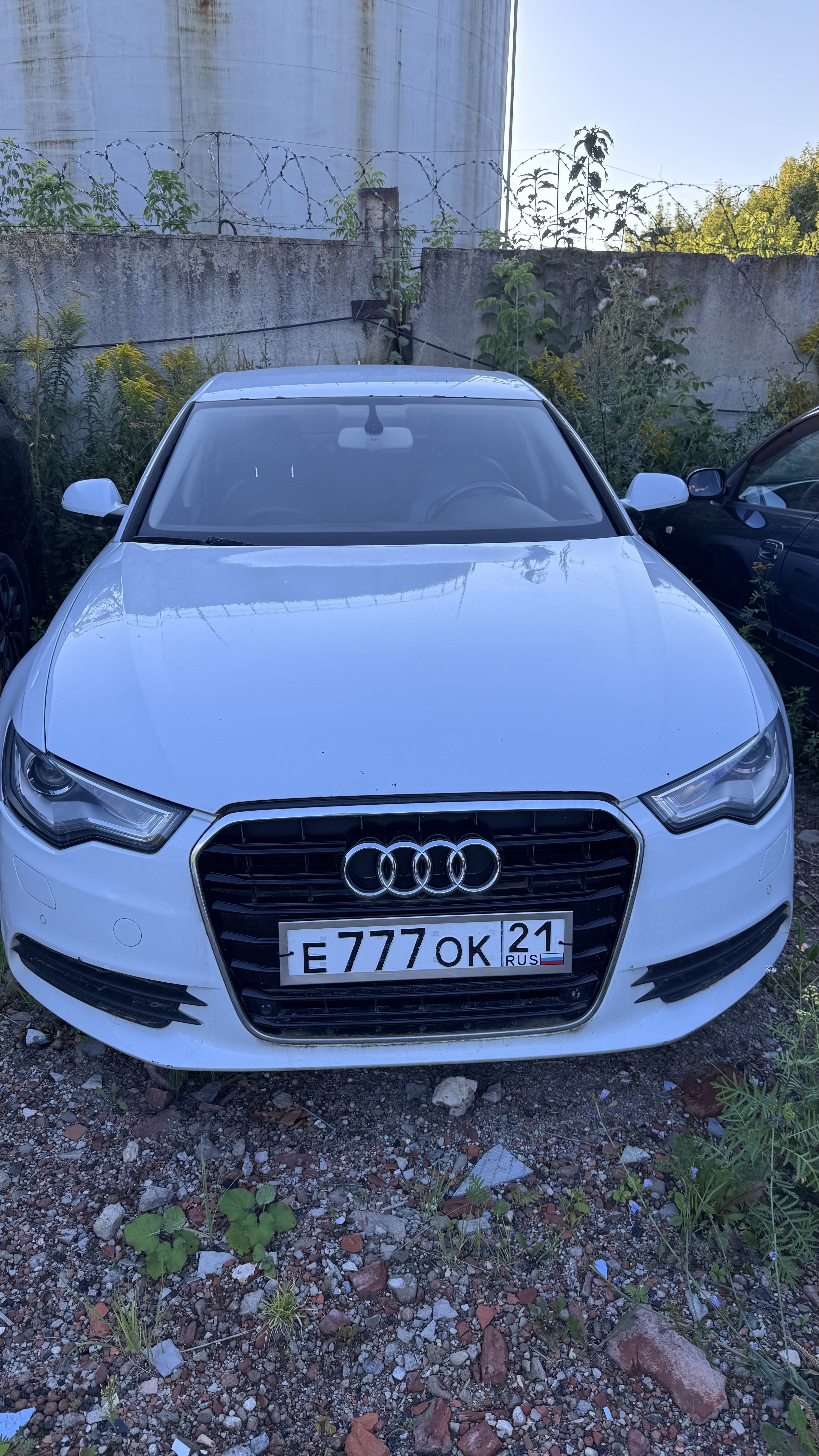 АМТС AUDI А6, 2013 г.в., г/н Е777ОК21, VIN WAUZZZ4G0EN010995, белого цвета