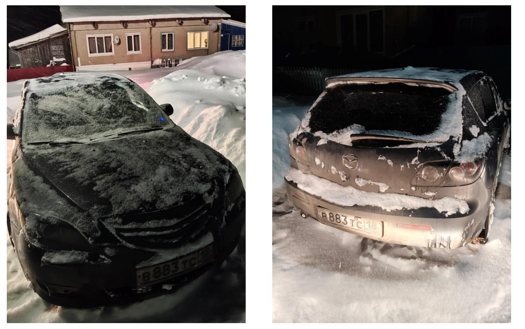 Легковой автомобиль Mazda 3, 2007 года выпуска, государственный номер В883ТС18, идентификационный номер (VIN) JMZBK14Z281660241, № двигателя 602089, рабочий объём двигателя – 1598 куб. см, мощность двигателя 104,72 л.с., 77 кВт.