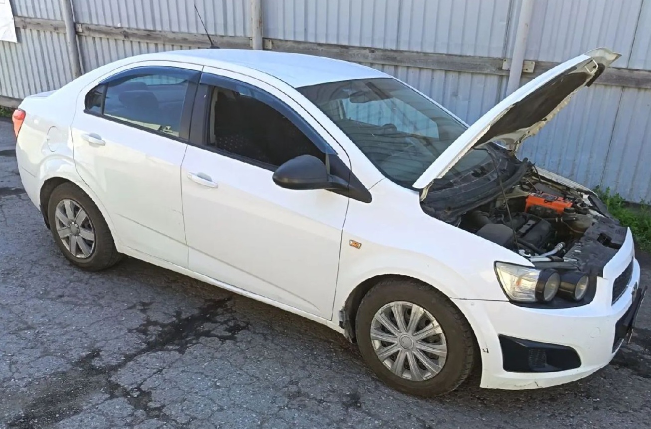 Легковой автомобиль Chevrolet KL1T (AVEO), 2013 г.в., г/н Н604НН54, № кузова XUUTF69EJC0029317, цвет белый (арест)