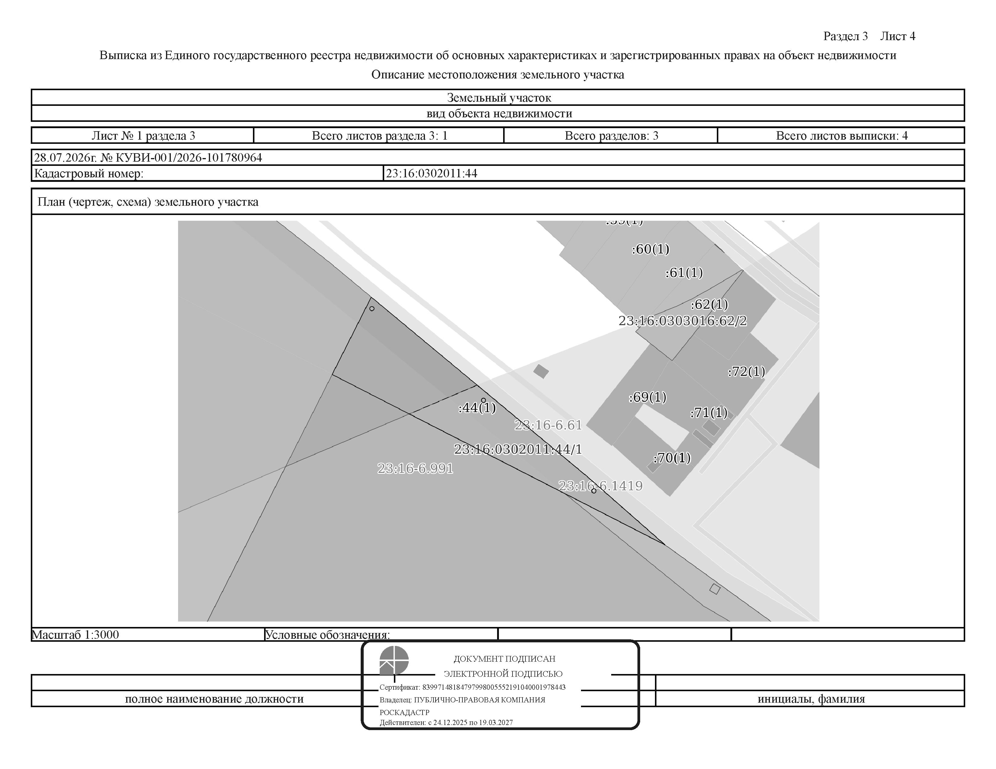 право заключения договора аренды земельного участка категории земель сельскохозяйственного назначения площадью 12074 кв. м с кадастровым номером 23:16:0302011:44, местоположение: «Местоположение установлено относительно ориентира, расположенного в границах участка. Почтовый адрес ориентира: край Краснодарский, р-н Курганинский, в границах АПТ «Россия», бригада 1, п. XII.», с видом разрешенного использования для сельскохозяйственного производства, находящегося в собственности Краснодарского края