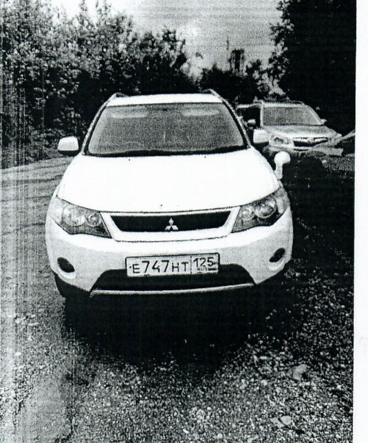 АМТС Мицубиси Аутлендер, г.в. 2005, г/н Е747НТ125, №кузова CW5W0007086, №двиг. АА7696, соб-к Заузолков И.А.