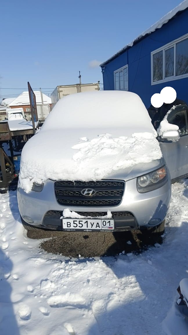 Д-к: Пащенко Н.В. Автомобиль HYUNDAI SANTA FE 2.2 GLS AT, г.в. 2008, г/н В551УА01, VIN KMHSH81WP8U378008, отсутствует двигатель. Местонахождение: Республика Адыгея, пгт Яблоновский, ул. Индустриальная 2. Начальная цена 654 600 руб., задаток 98 190 руб., шаг аукциона 6 546 руб., ув. 26