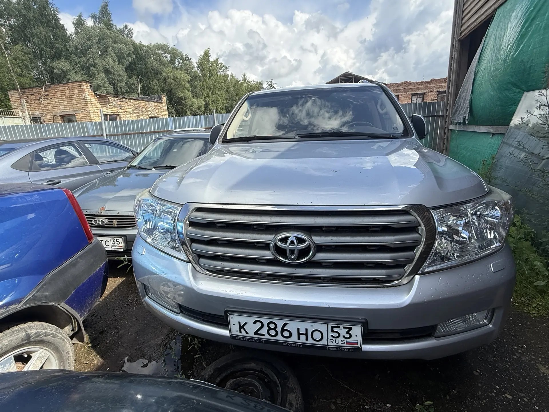 Автомобиль марки "Toyota land cruiser 200" VIN: JTMHV05J104063445, г.р.з. К286НО53 (год не указан), 235 л.с.