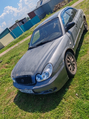 АМТС HYUNDAI Sonata New 2.0 GLS, 2002 г.в., г/н М982НТ21, VIN KMHEN41BPЗА773733, цвет темно-серый