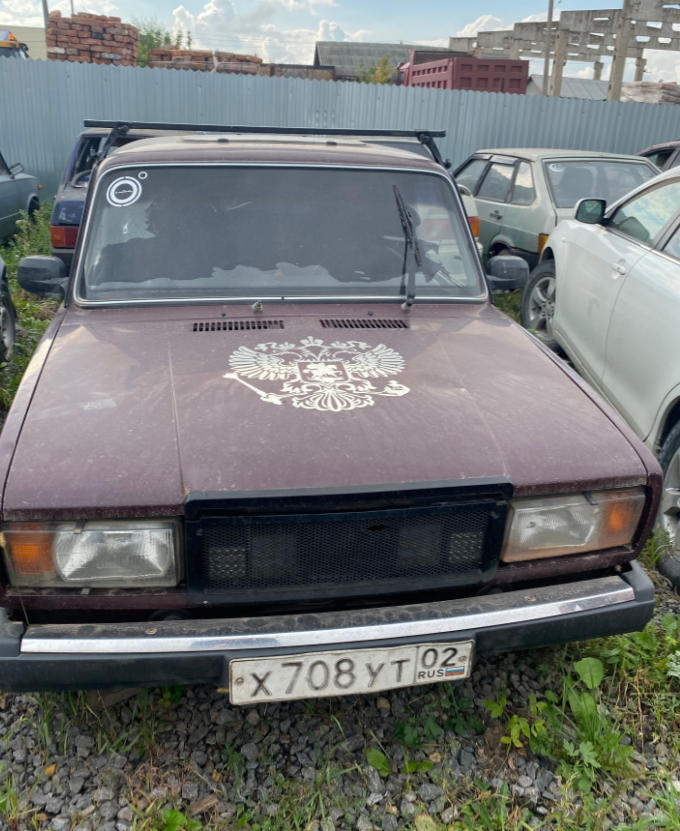 Автомобиль марки ВАЗ 21074, гос.рег.зн. Х 708 УТ02, VIN XTA21074062387314