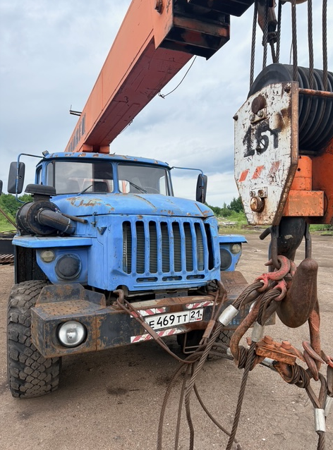 Автокран МКТ, 2008 г.в., г/н Е469ТТ21, VIN Х89МКТ25580АР7177, цвет голубой