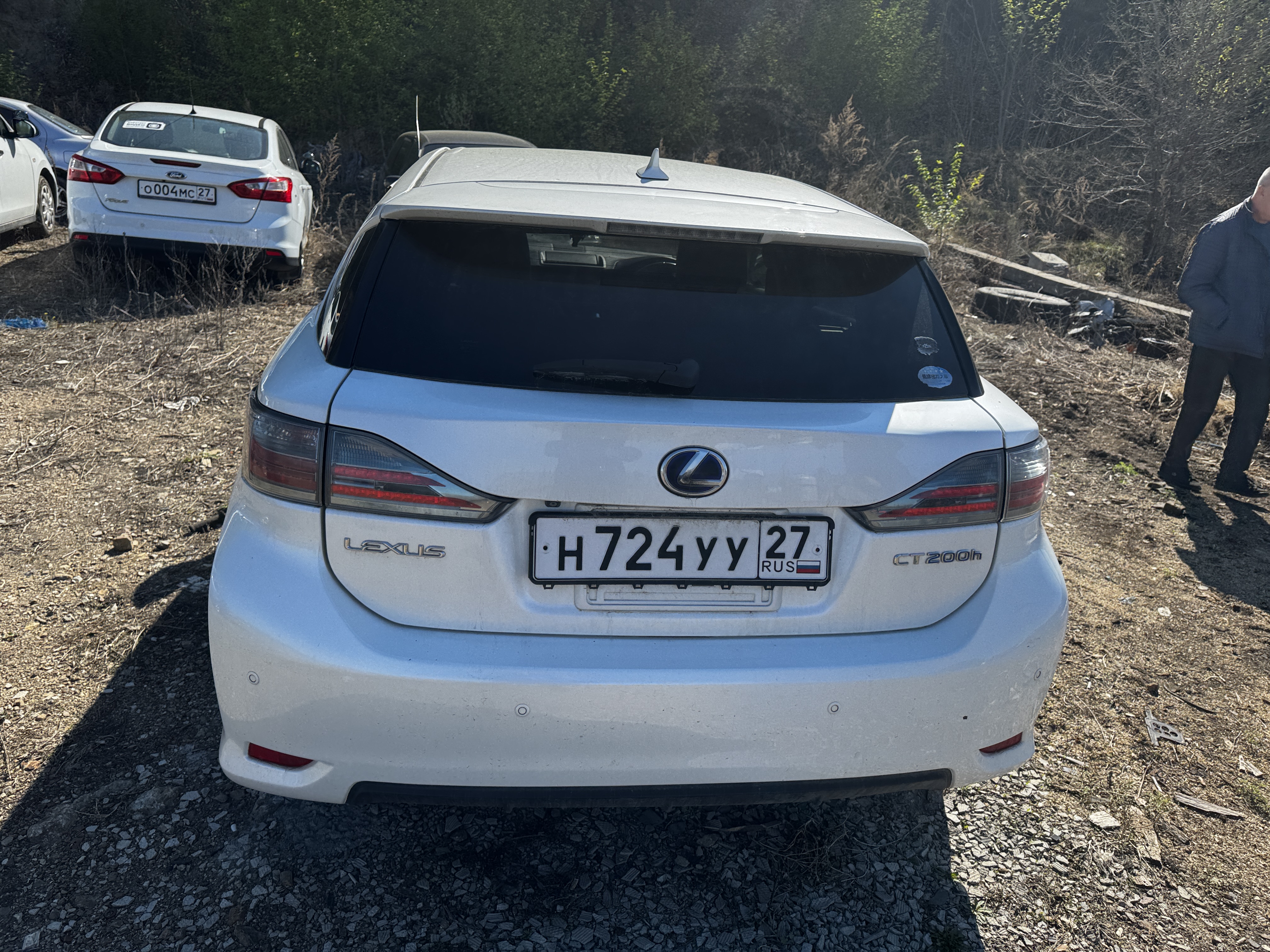 Автомобиль марки Лексус СТ200Х, г/н Н724УУ27 ,2011 г.в., № кузова ZWA102032204, цвет белый