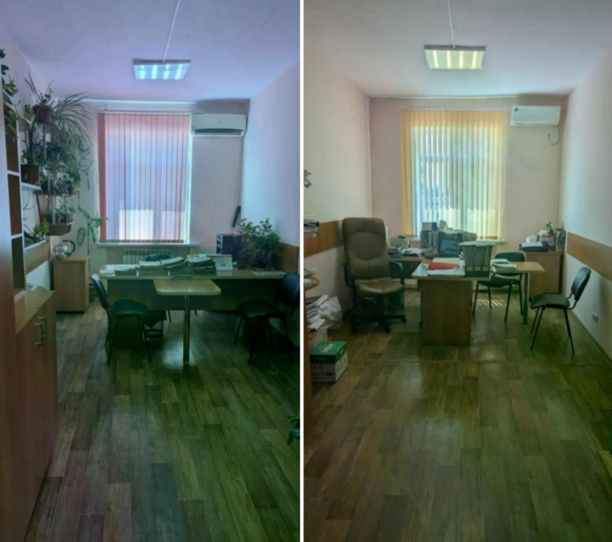 Право пользования на условиях аренды офисными помещениями , общей площадью 151,0 кв. м., расположенными на втором этаже нежилого здания, по адресу: Республика Крым, Ленинский район, с. Семисотка, пер. Школьный, д. 3