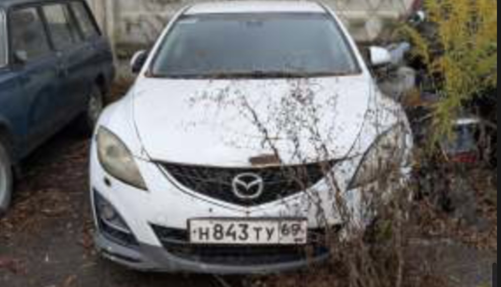 Автомобиль Мазда 6, год выпуска не установлен, г/н H843TY69.