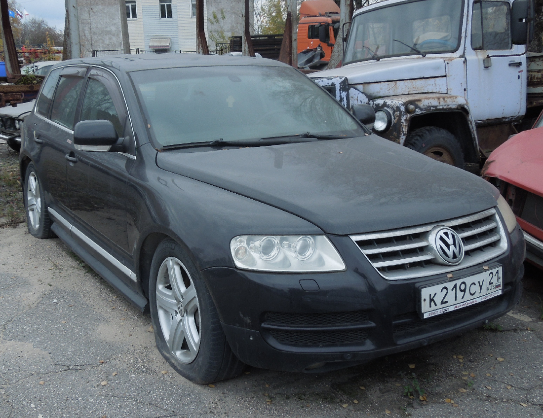 автомобиль "Volkswagen Tuareg",гнз К219СУ/21, VIN WVGZZZ7LZ7D056225