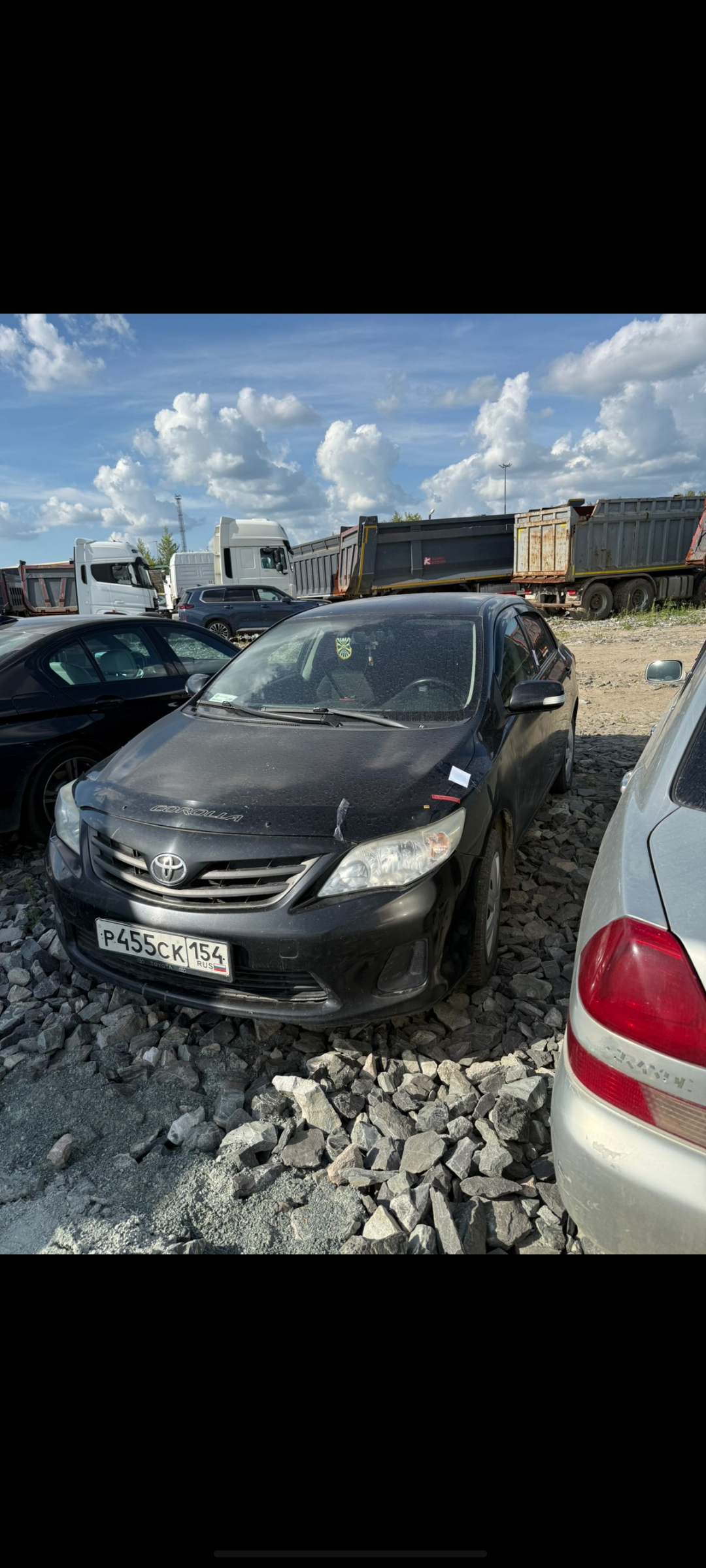 Легковой автомобиль Toyota Corolla, 2011 г.в., г/н Р455СК154, VIN: JTNBV58E30J140038, цвет черный (залог, повтор)